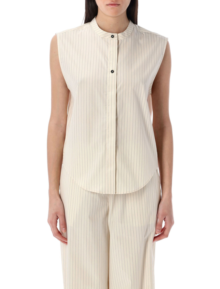 Loulou Studio Loulou Hale Stripes Sleeveless Shirt