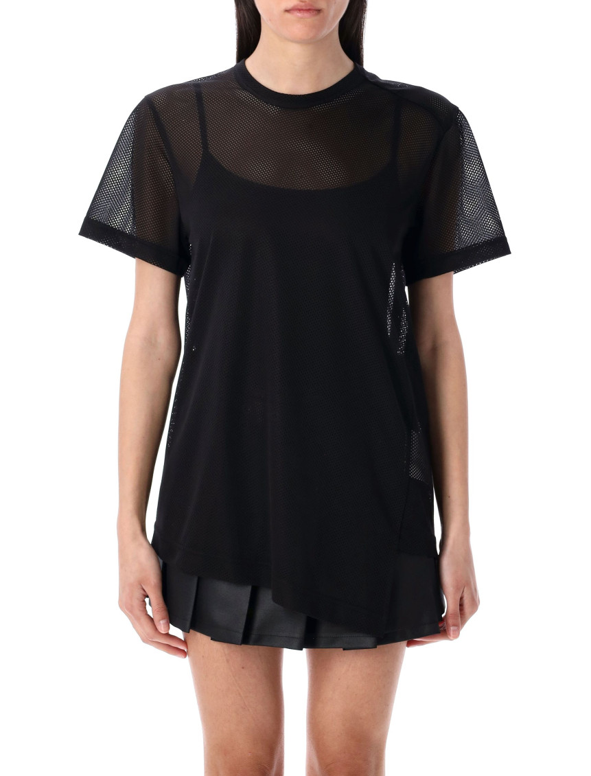 COMME DES GARÇONS BLACK POLYESTER TOP