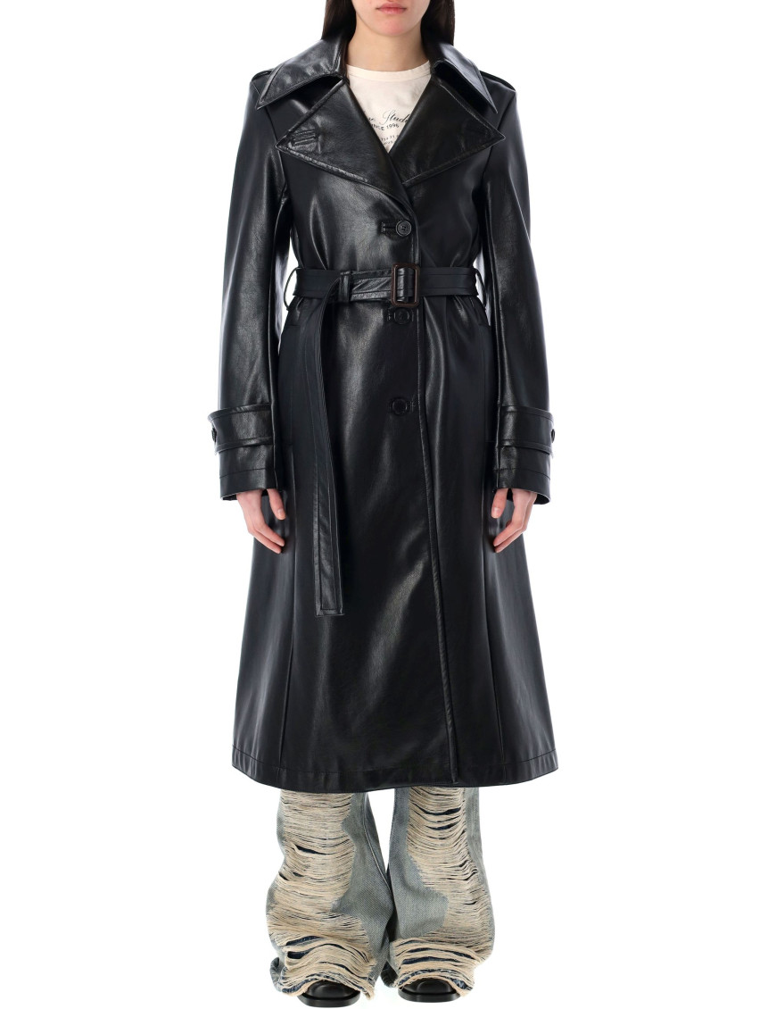 Acne Studios Women's Eco Leather Trench Coat