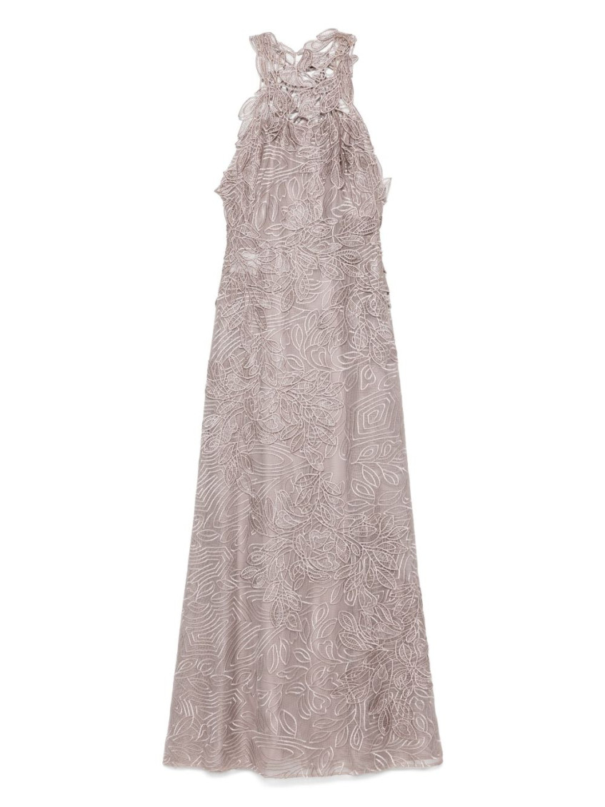Alberta Ferretti Alberta Ferreti Macrame Foliage Long Dress