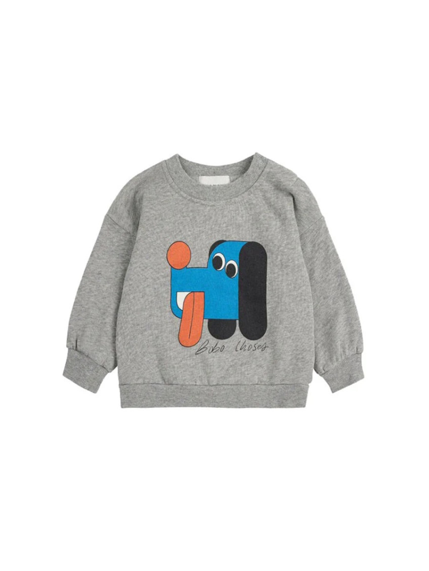 Bobo Choses Babies Grey Graphic Sweatshirt