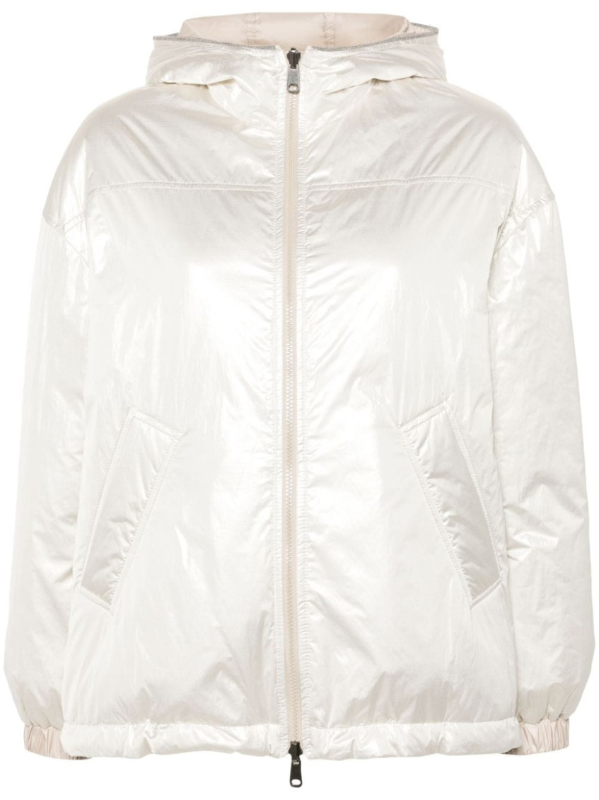 Brunello Cucinelli Revers Quilt In White