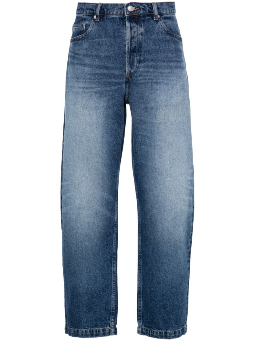 Apc A.p.c. Mens Achille Straight-leg Stonewashed Jeans In Blue