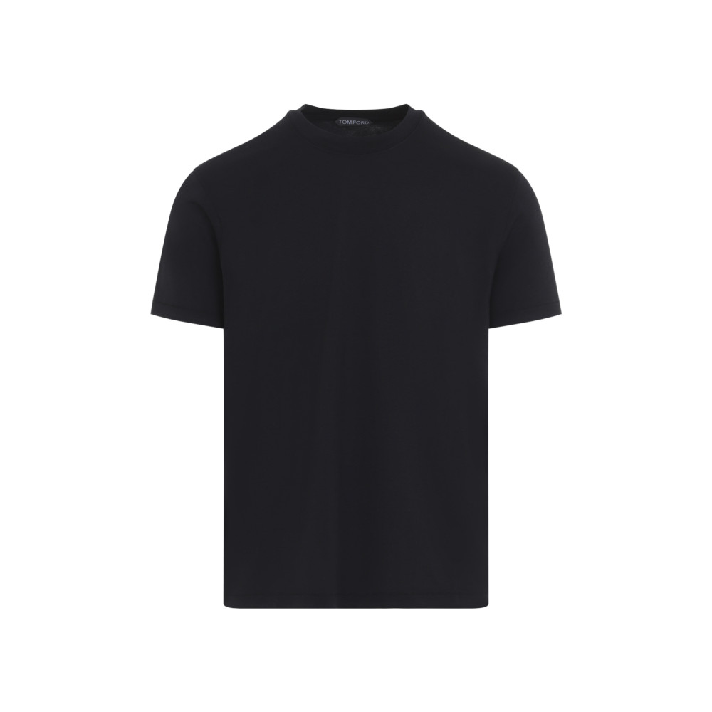 Tom Ford Basic Crewneck T-shirt In Black