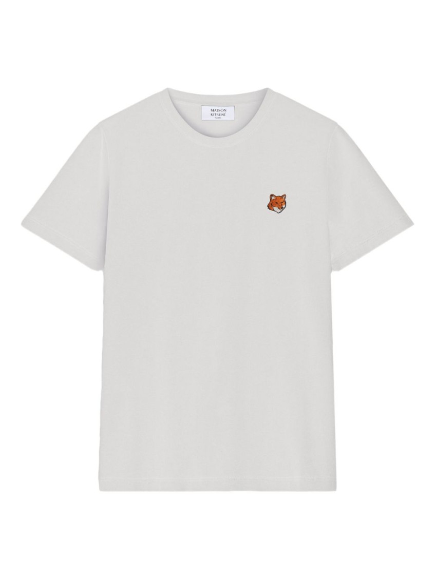 Maison Kitsuné Maison Kitsune White Cotton T-shirt In White