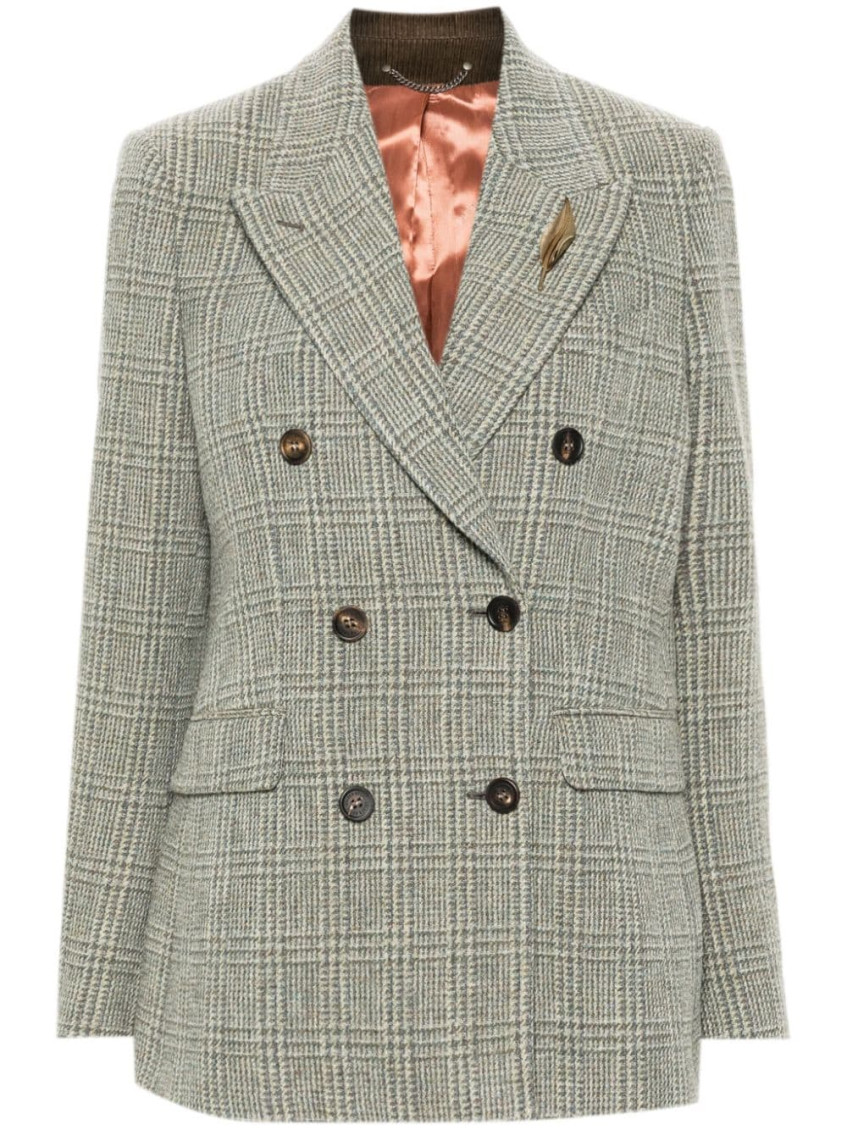 Golden Goose Diva Jackets Green In Grey