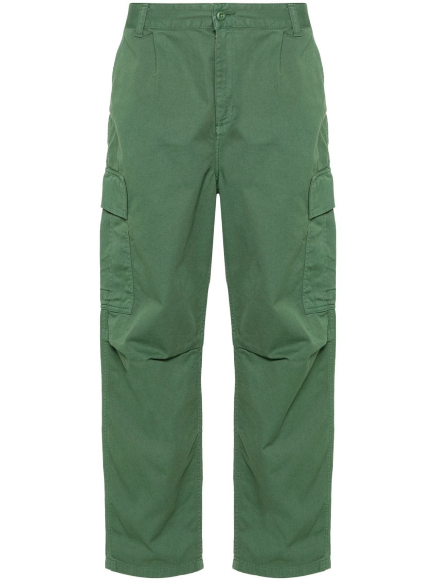Carhartt Cole Straight-leg Cargo Trousers In Green