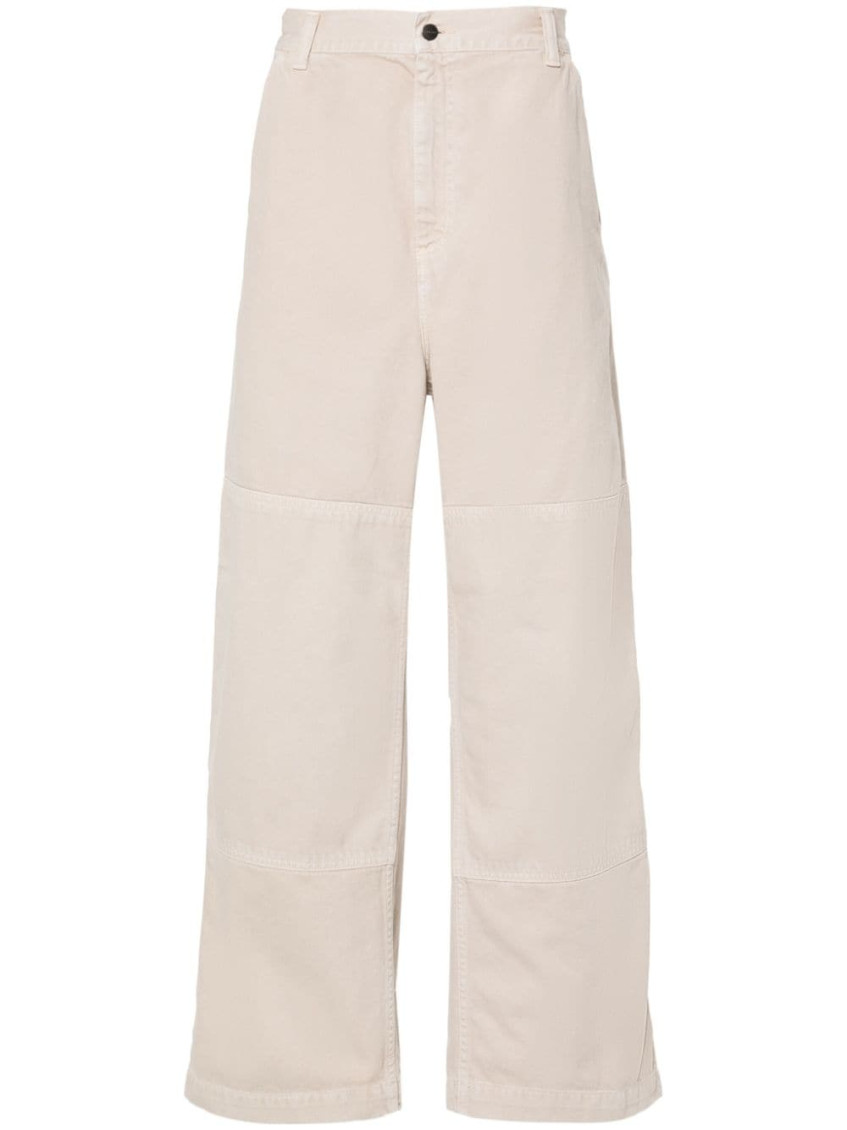 Carhartt Garrison Twill Straight Trousers In Beige