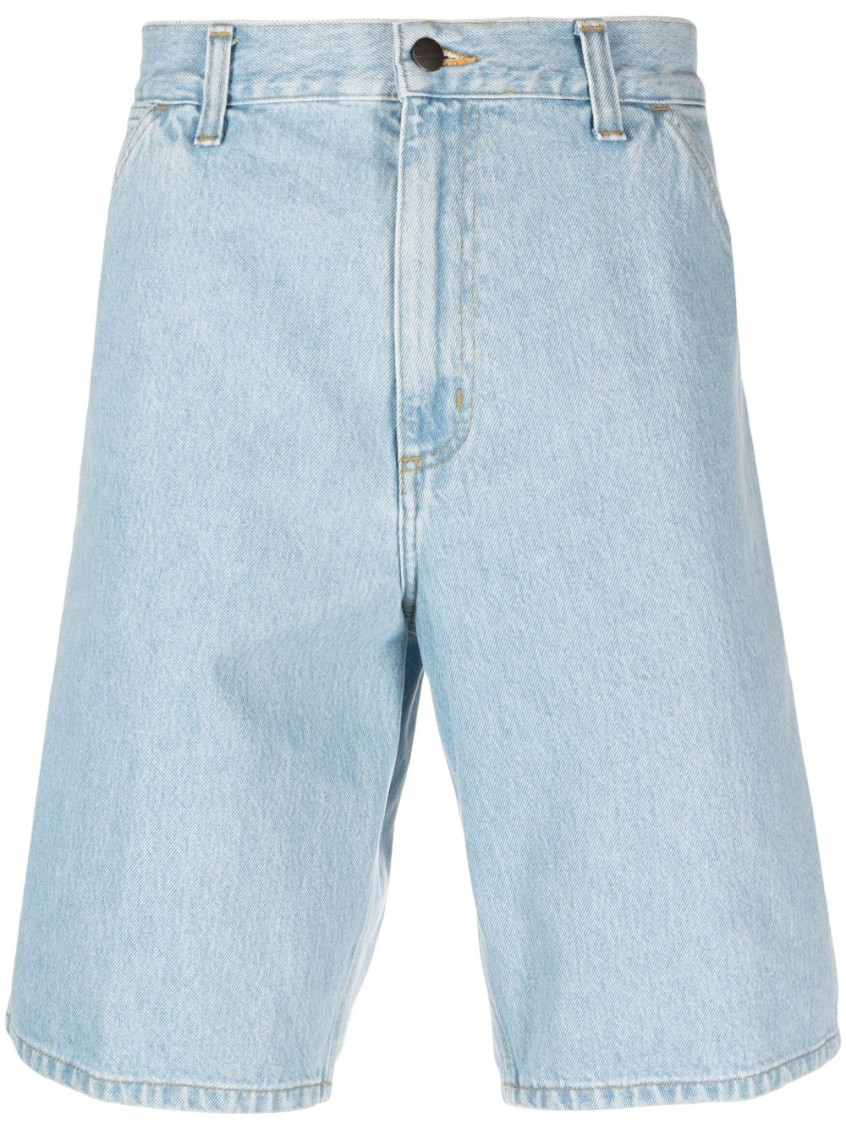 Carhartt Single Knee Short Blue In Light Blue