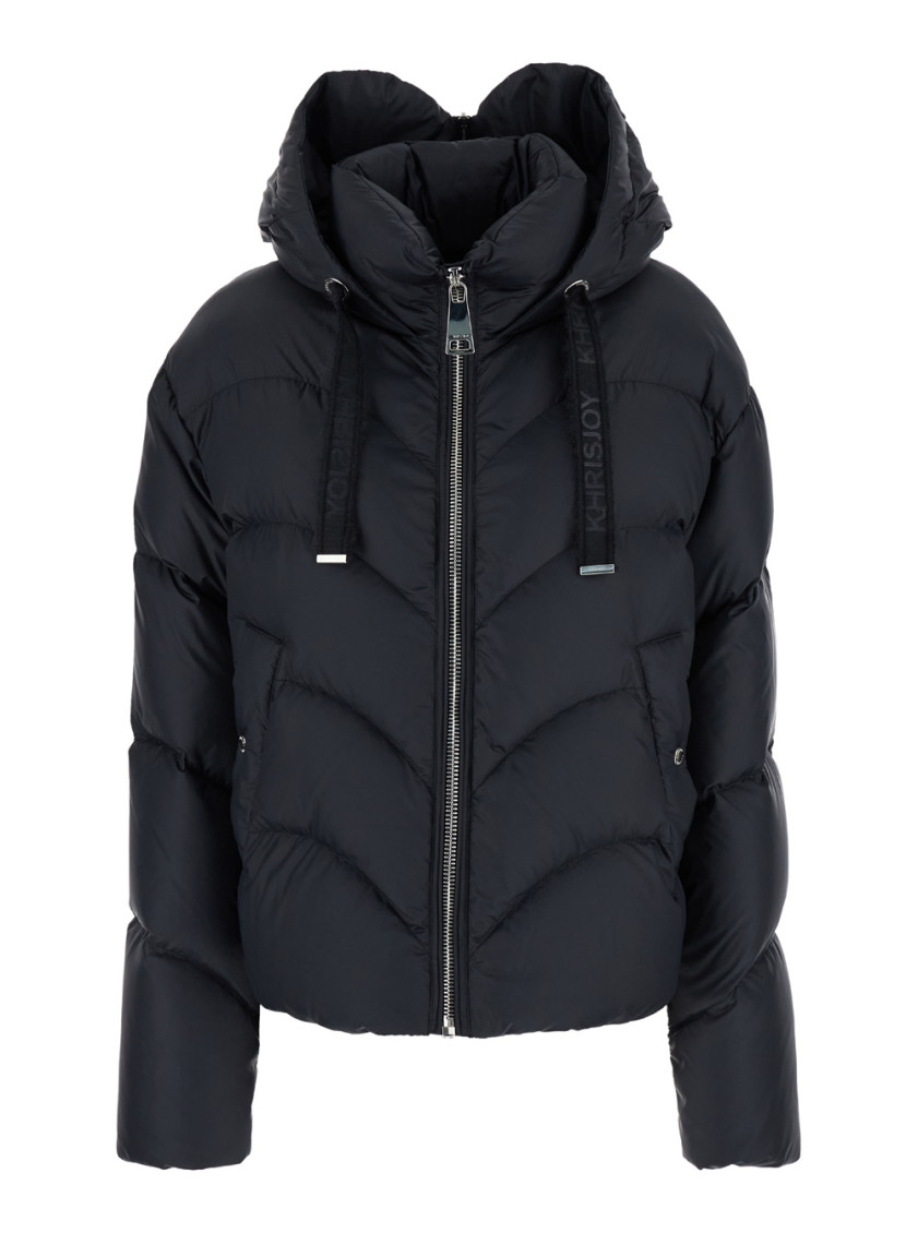 Khrisjoy Quilted Down Jacket In Black