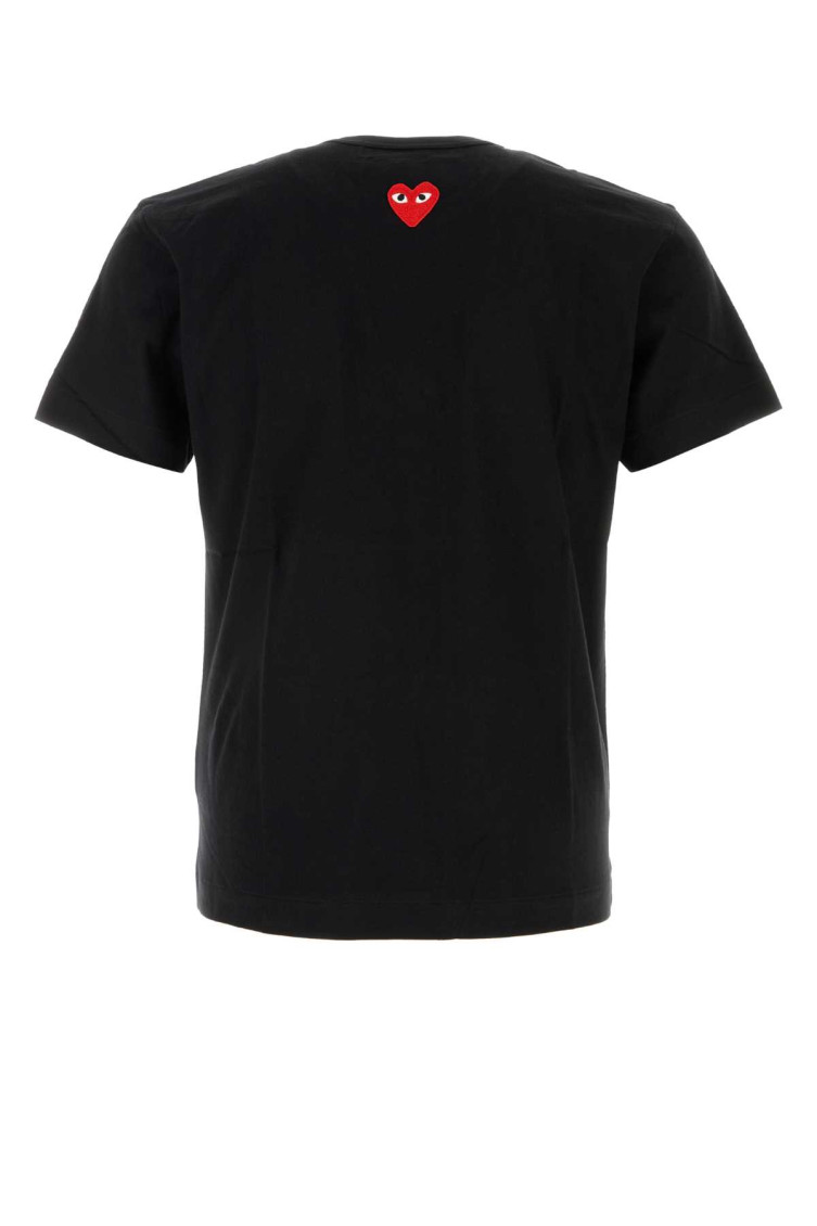 Comme Des Garcons Black Cotton T-shirt for Men Online India at 