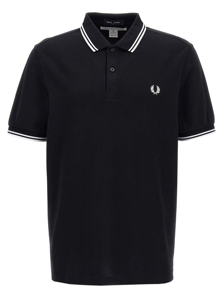 Comme Des Garçons Polo Comme Des Garons Shirt X Fred Perry In Black