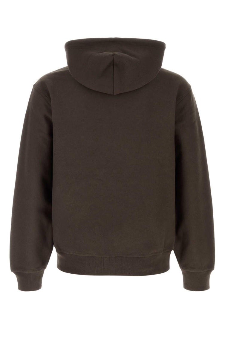 スウェット・トレーナー BURBERRY BROWN COTTON BLEND SWEATSHIRT Burberry Dark brown cotton blend sweatshirt for Men Online