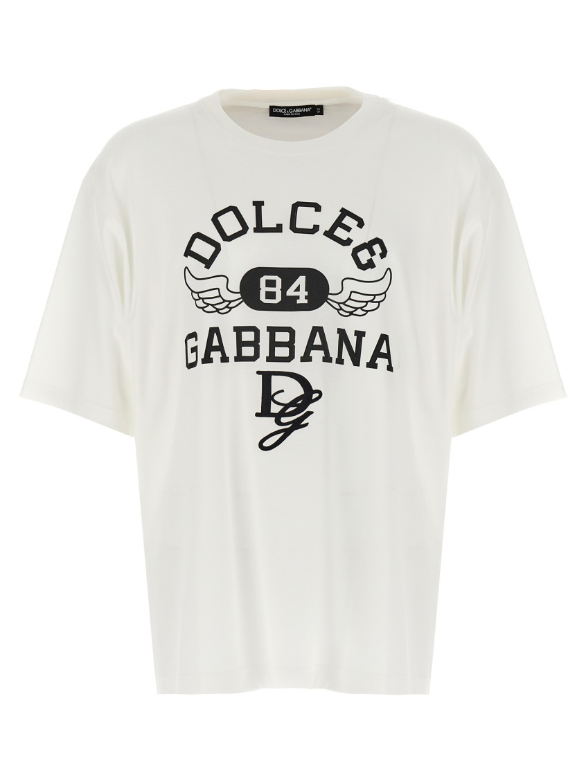 Dolce & Gabbana Men Cotton T-shirt In White