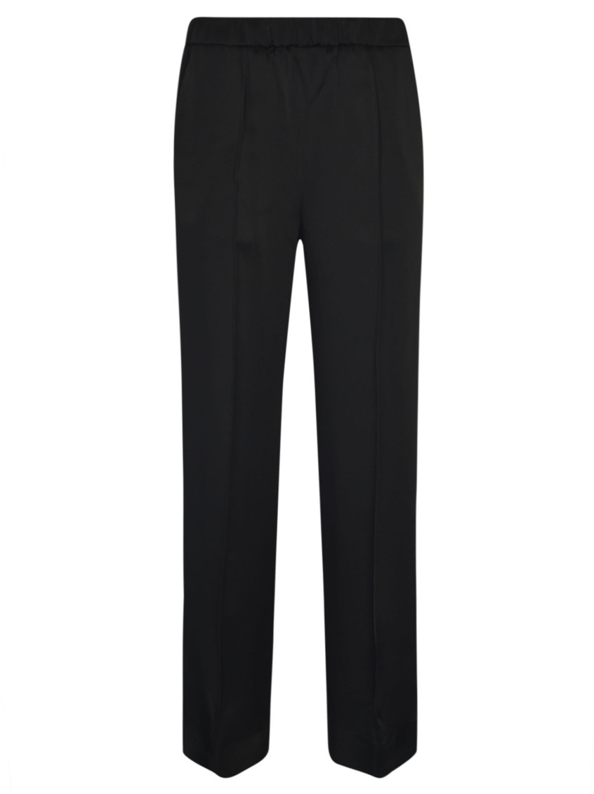 Jil Sander Black Wide-leg Trousers In Black