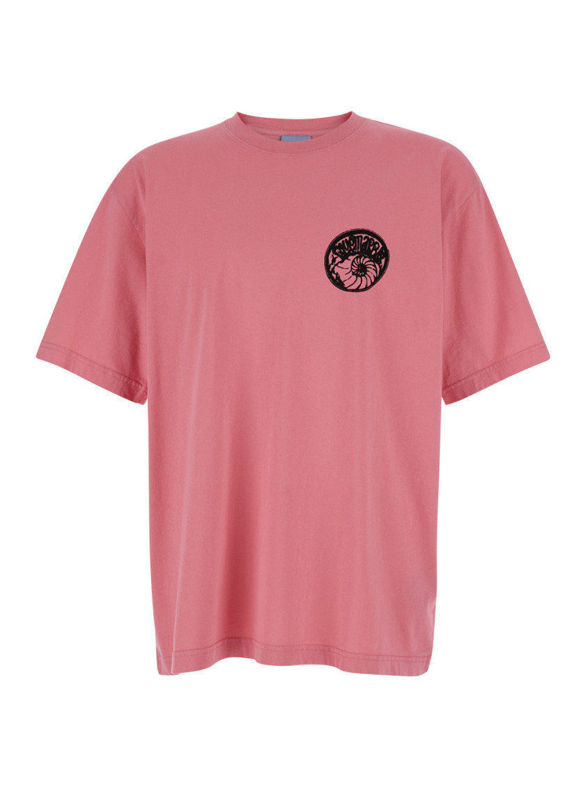 Shop Bluemarble Pink Eye Shell Print T-shirt