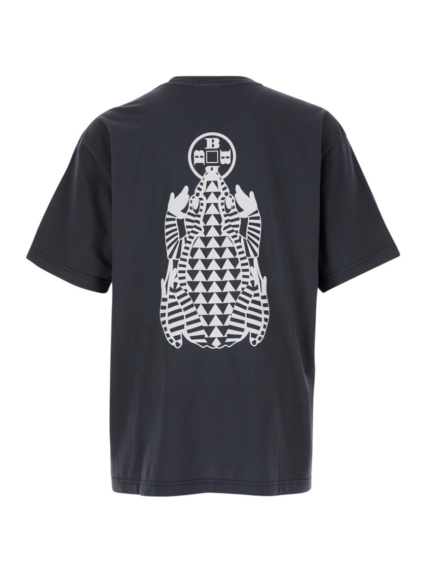 Tシャツ・カットソー BLUEMARBLE SS24 Lucky toad t-shirt (TS35 JE28A24NAV) Bluemarble Grey Lucky toad t-shirt for Men Online USA at
