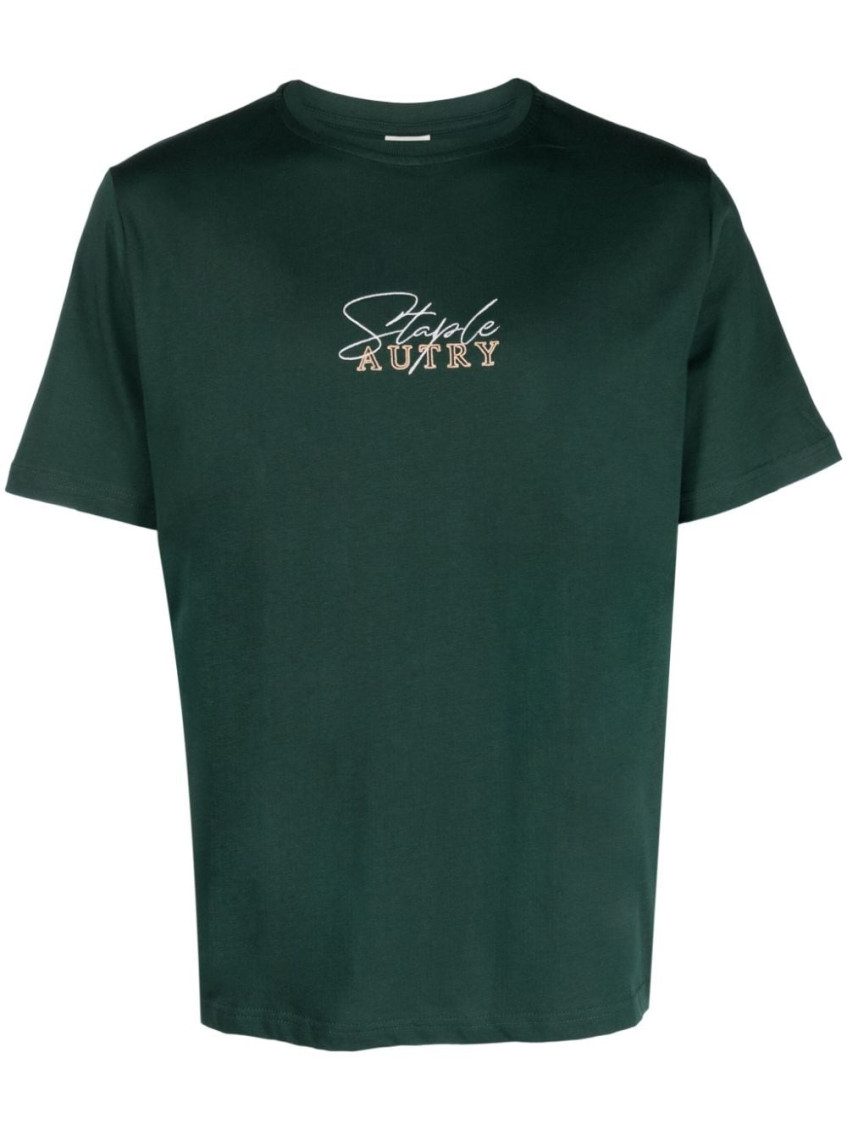 Tシャツ・カットソー AUTRY SS25 Cotton T-shirt with logo (TSPM A7CW) Autry Embroidered Autry Logo Tee Man