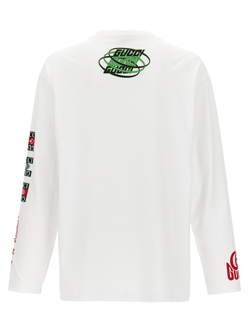 Gucci White T-shirt With Print for Men Online India at Darveys.com