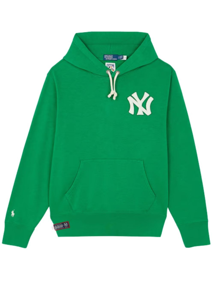Ralph Lauren Green Logo Print Hoodie