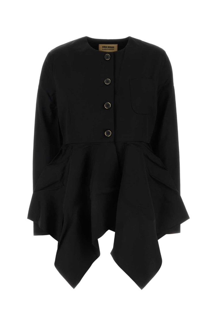 ジャケット UMA WANG Black Viscose Blend Koney Jacket Uma Wang Black viscose blend Koney jacket for Women Online