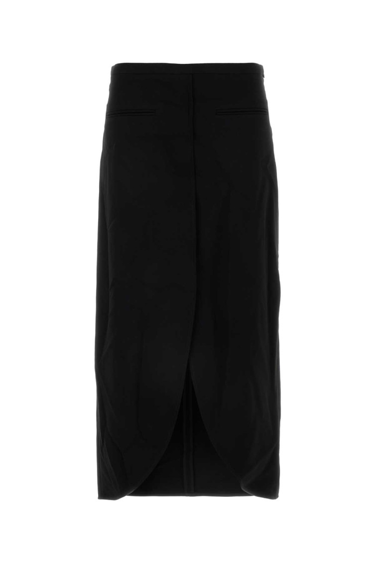 Courrèges Courreges Black Polyester Blend Skirt In Black