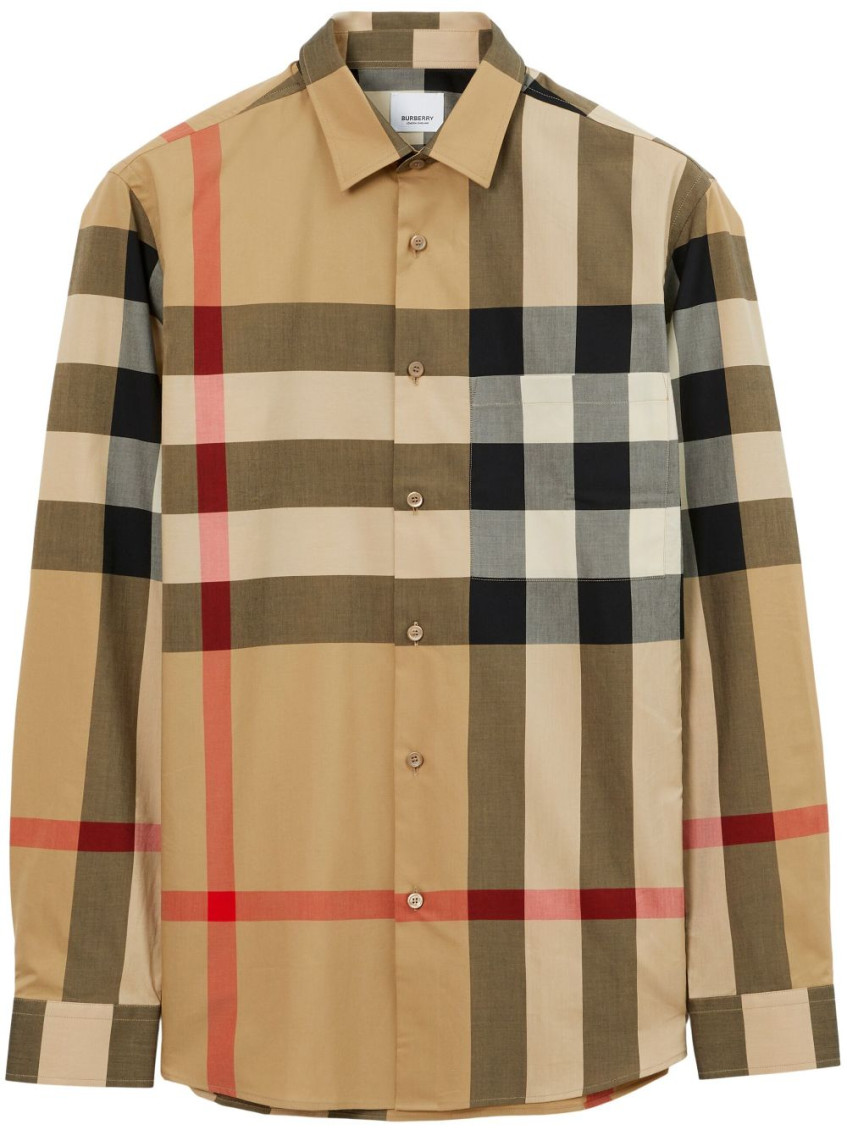 Burberry print shirt hotsell