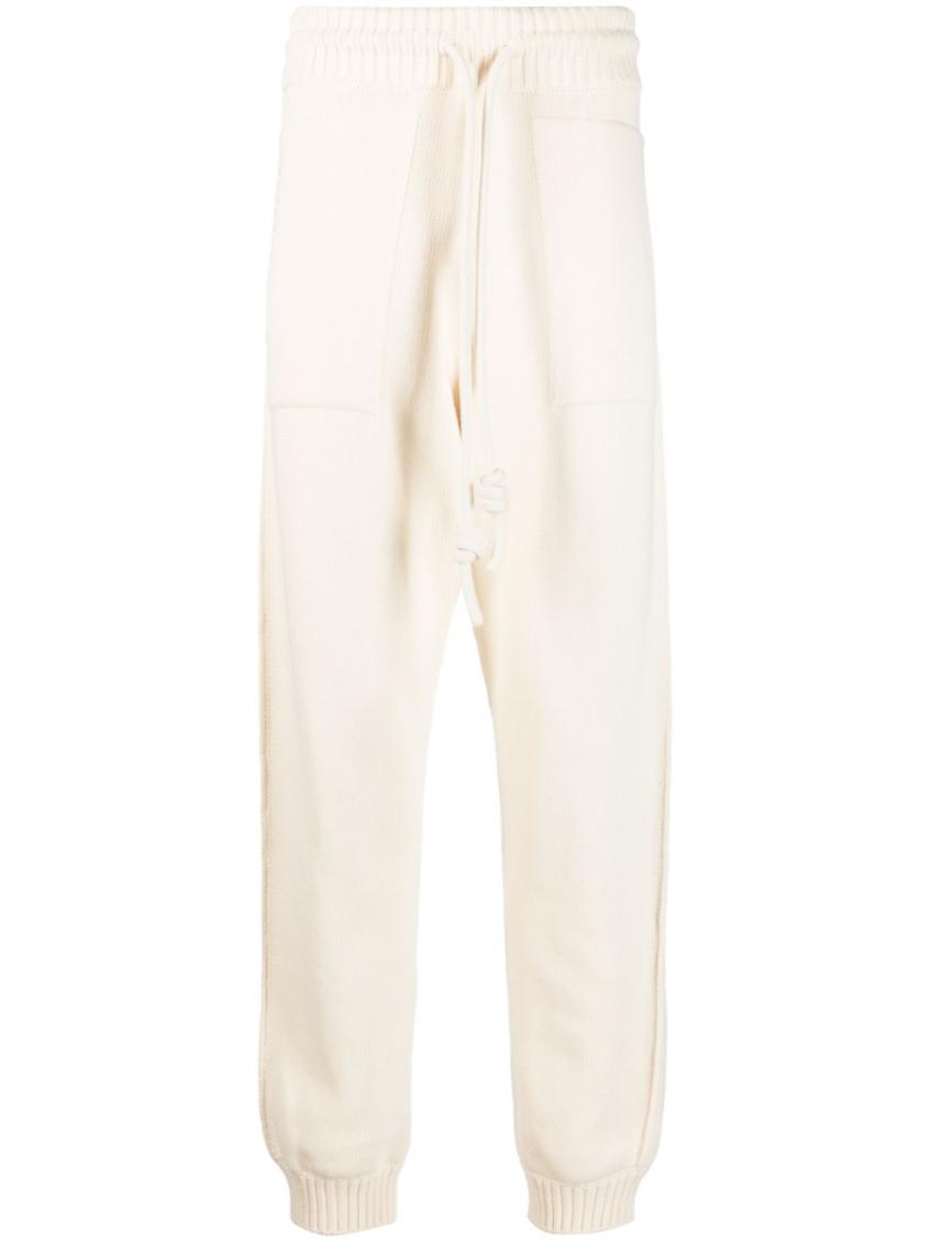 Off-white Off White Cotton Sweatpants In Beige