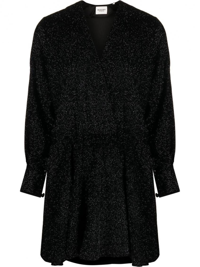Isabel Marant Woman Mini Dress Black Size 6 Polyester In Black