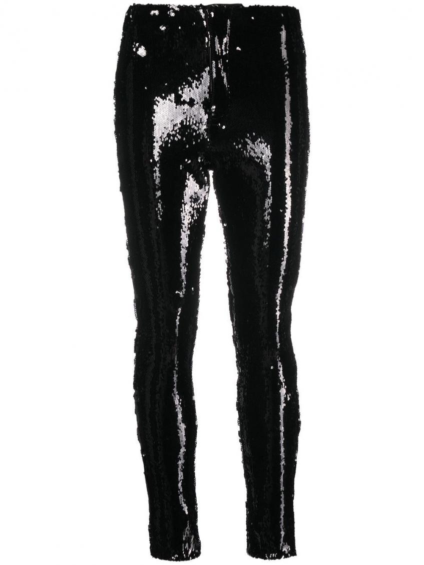 Isabel Marant Madilio Sequined Pants In Black