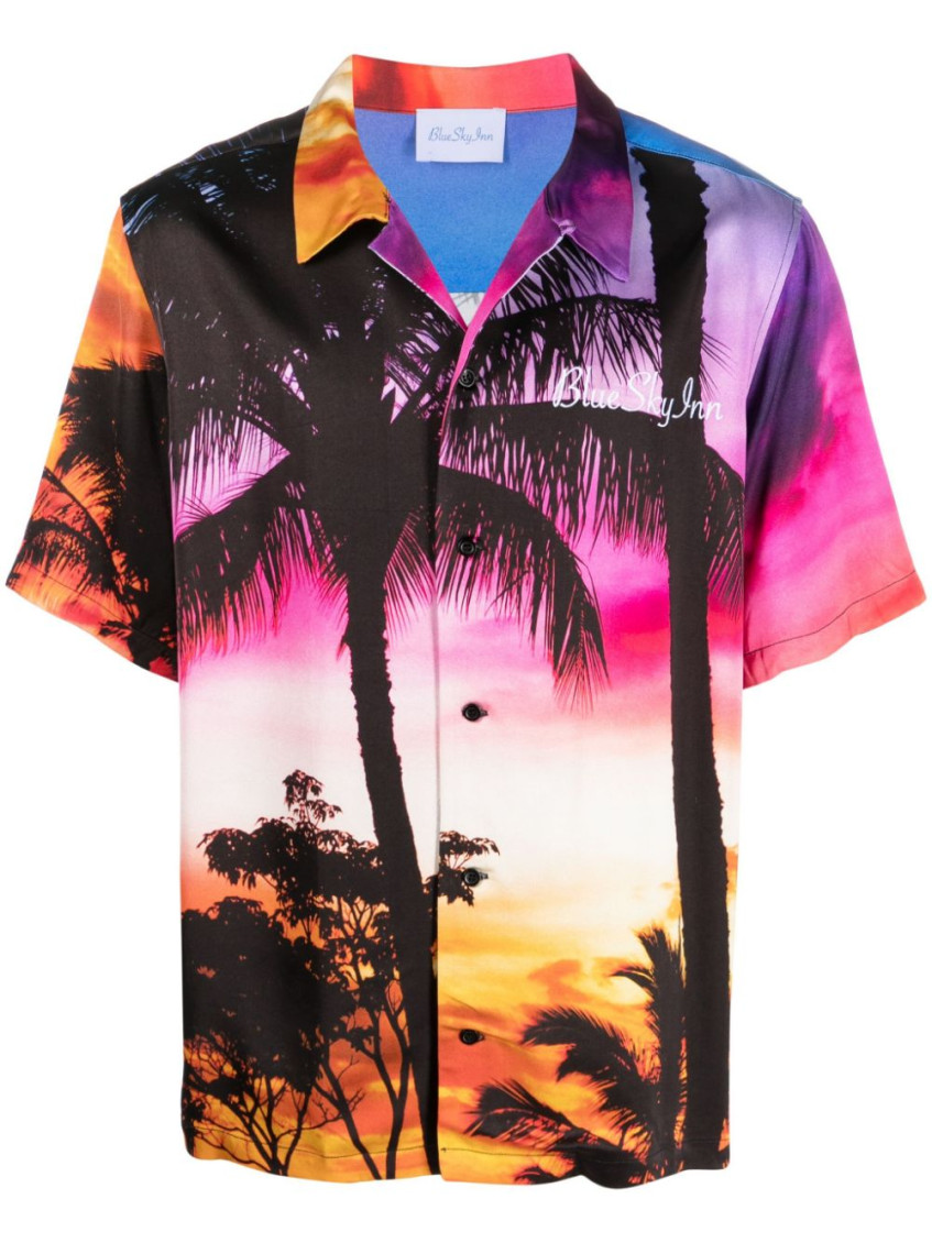 Blue Sky Inn Printed Shirt In Multicolor