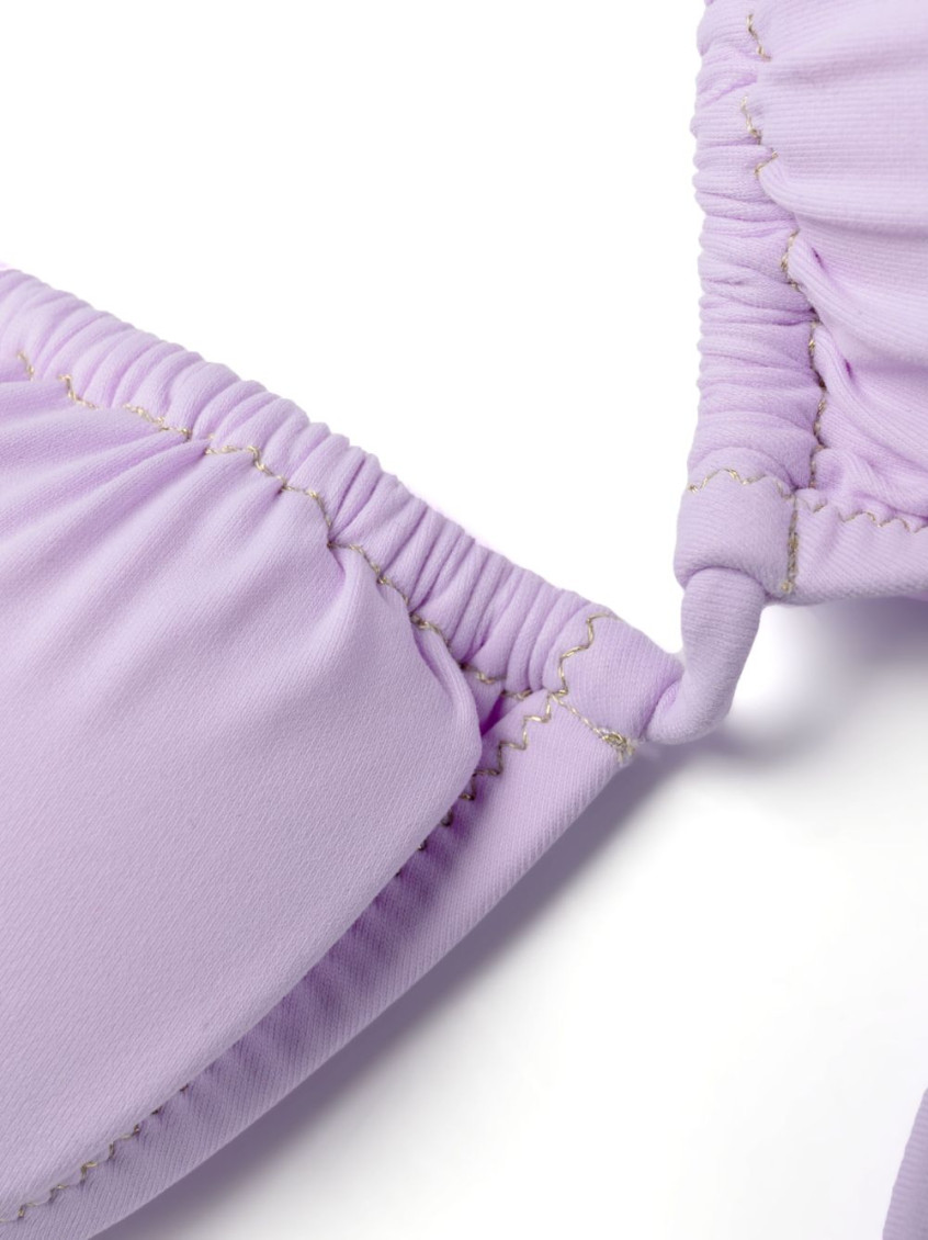 Reina Olga Light Purple Miami triangle bikini set for Women