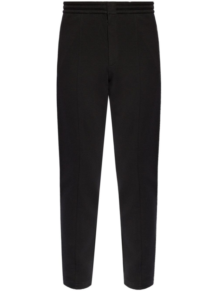 Emporio Armani Navy Blue Tapered Leg Trousers