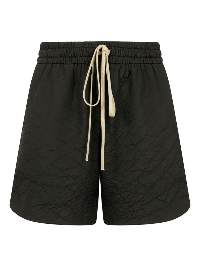 Fear Of God Straight-leg Pleated Wool And Cotton-blend Twill Drawstring Cargo Shorts