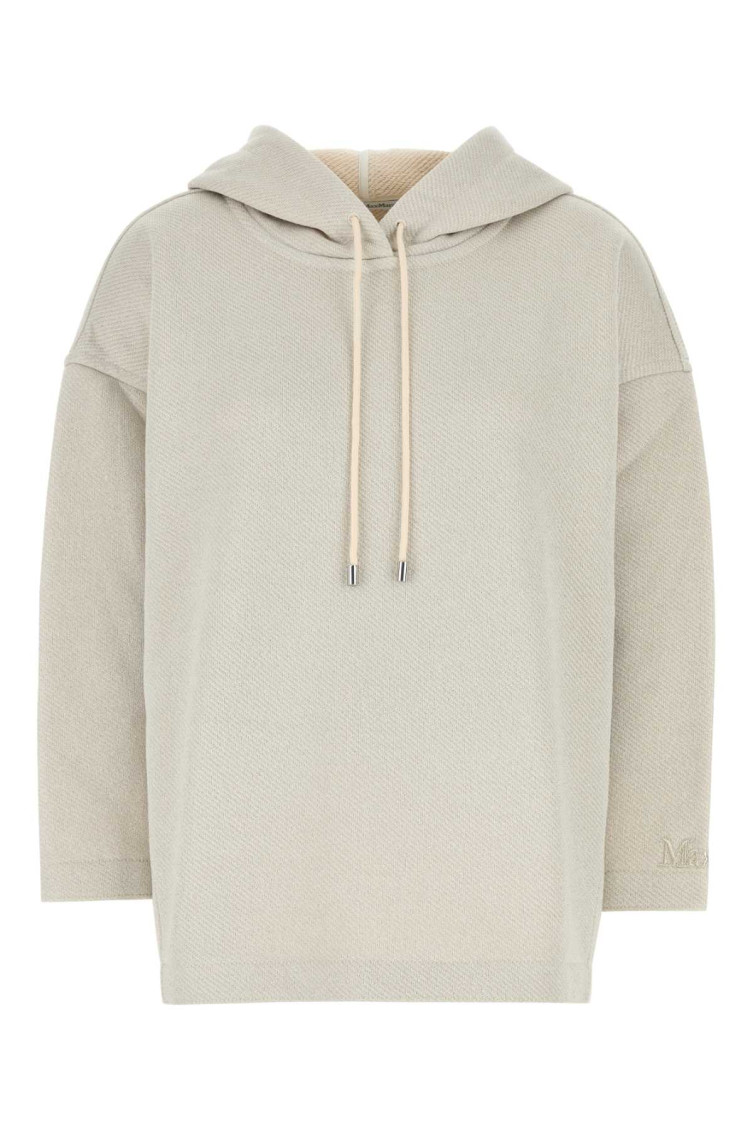 Shop Max Mara Beige Rally Hoodie