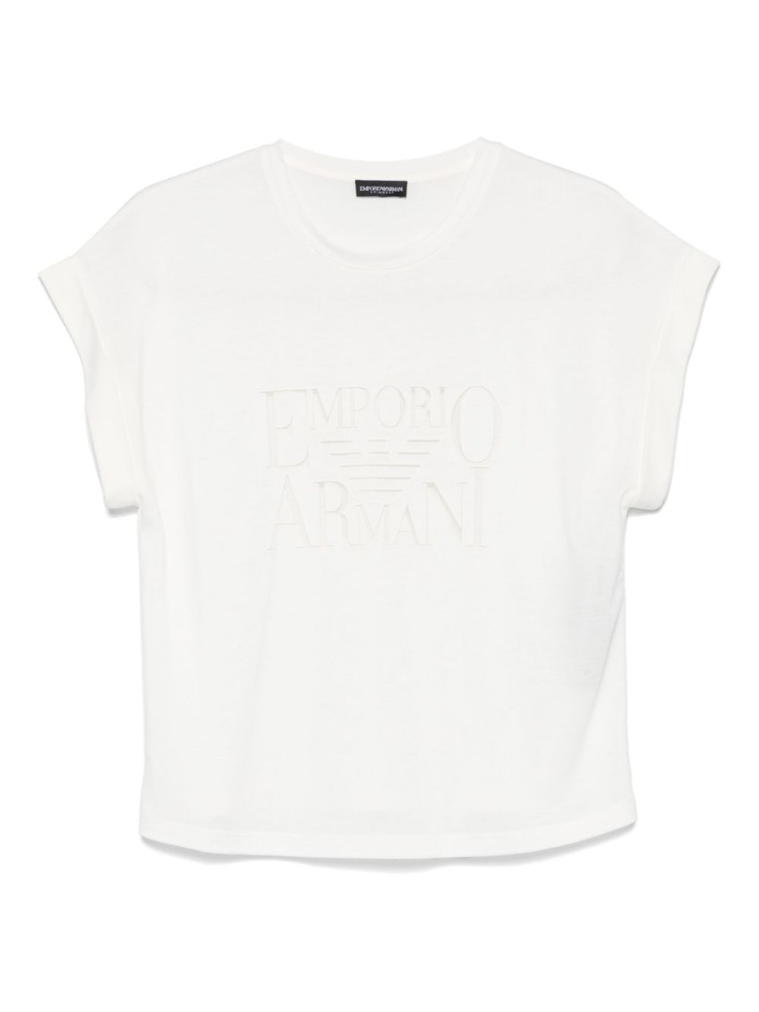 EMPORIO ARMANI WHITE LOGO T-SHIRT