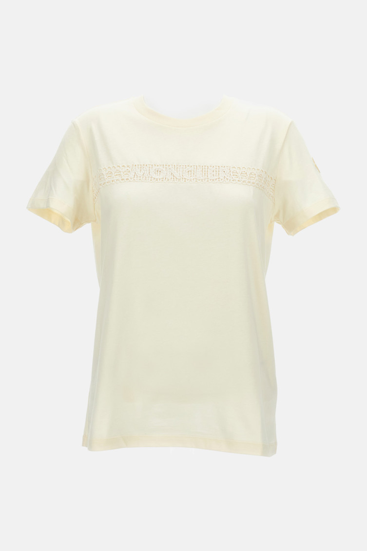Moncler T-shirt With Embroidered Logo