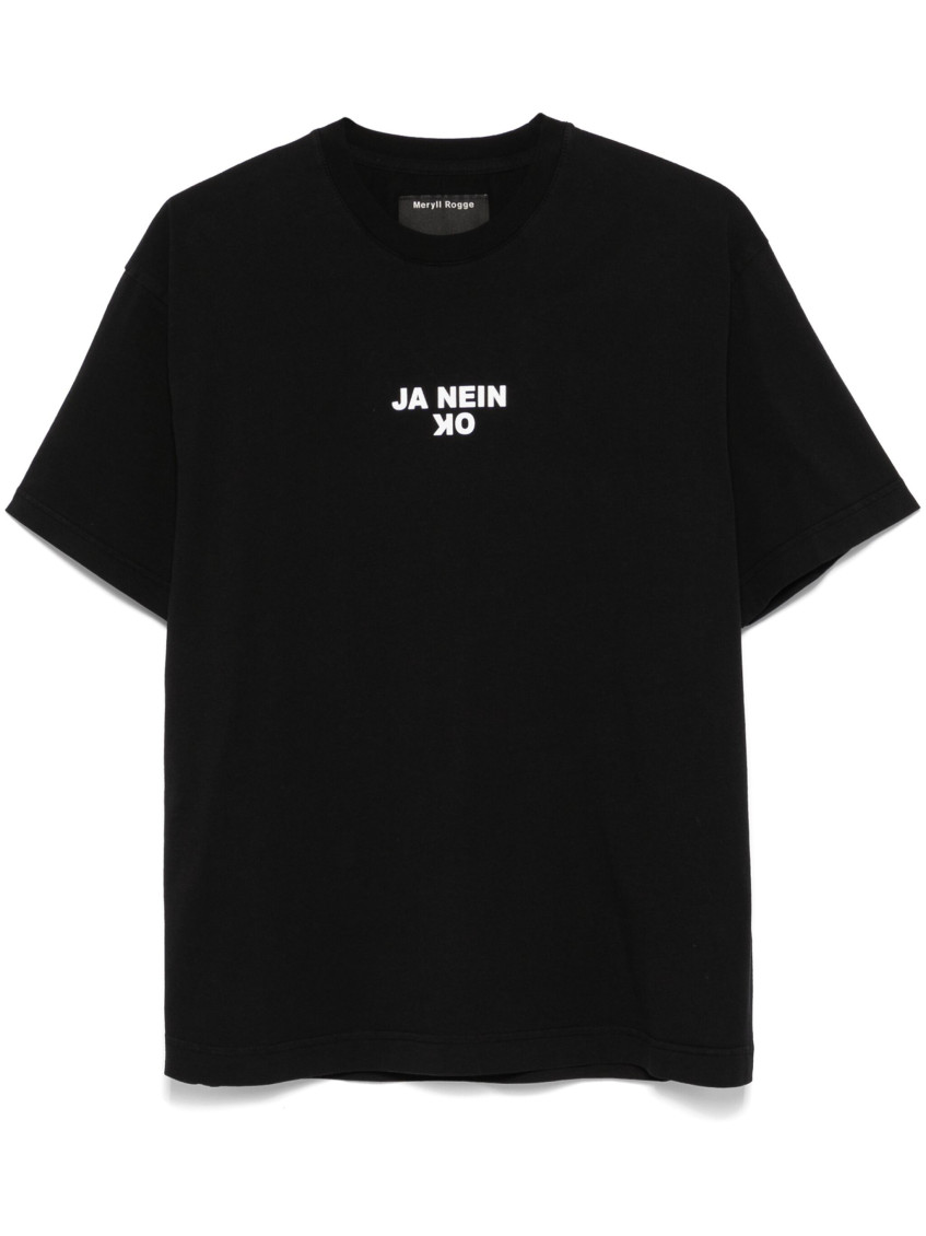 Meryll Rogge Ja Nein Ok Fitted T-shirt