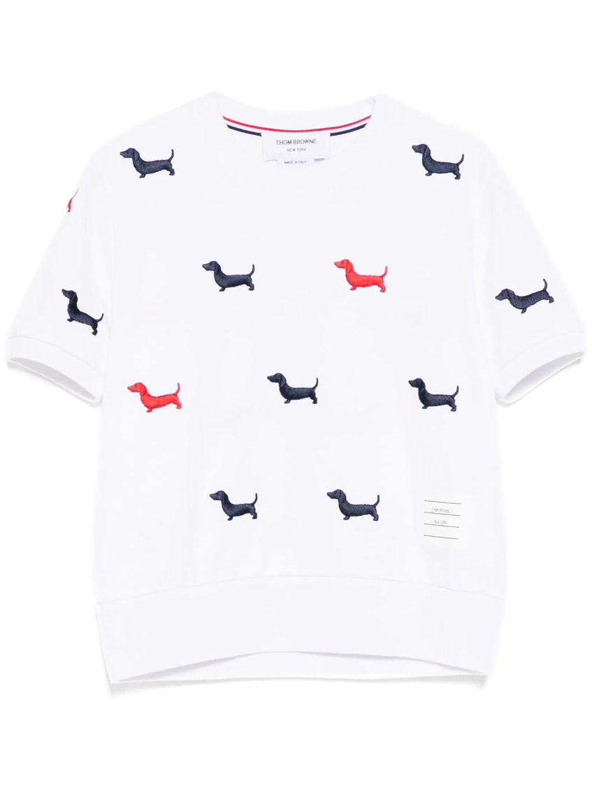 Thom Browne Cotton Milano Short Sleeved T-shirt