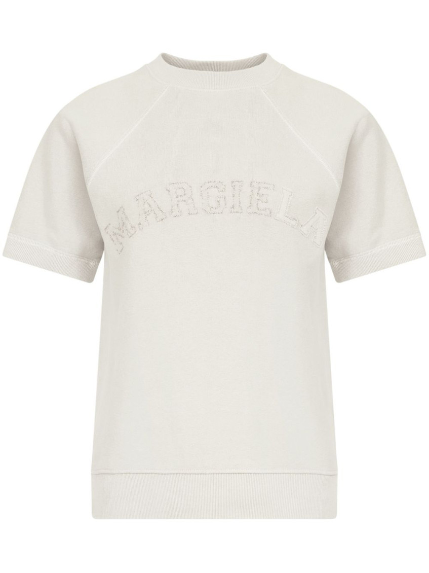 Maison Margiela Logo-print Cotton Sweatshirt