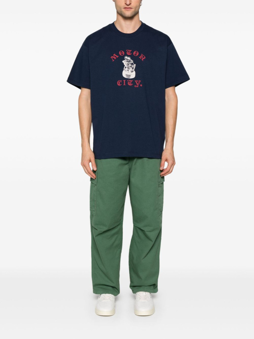 Carhartt Wip Navy Blue Tyre t-shirt for Men Online USA at