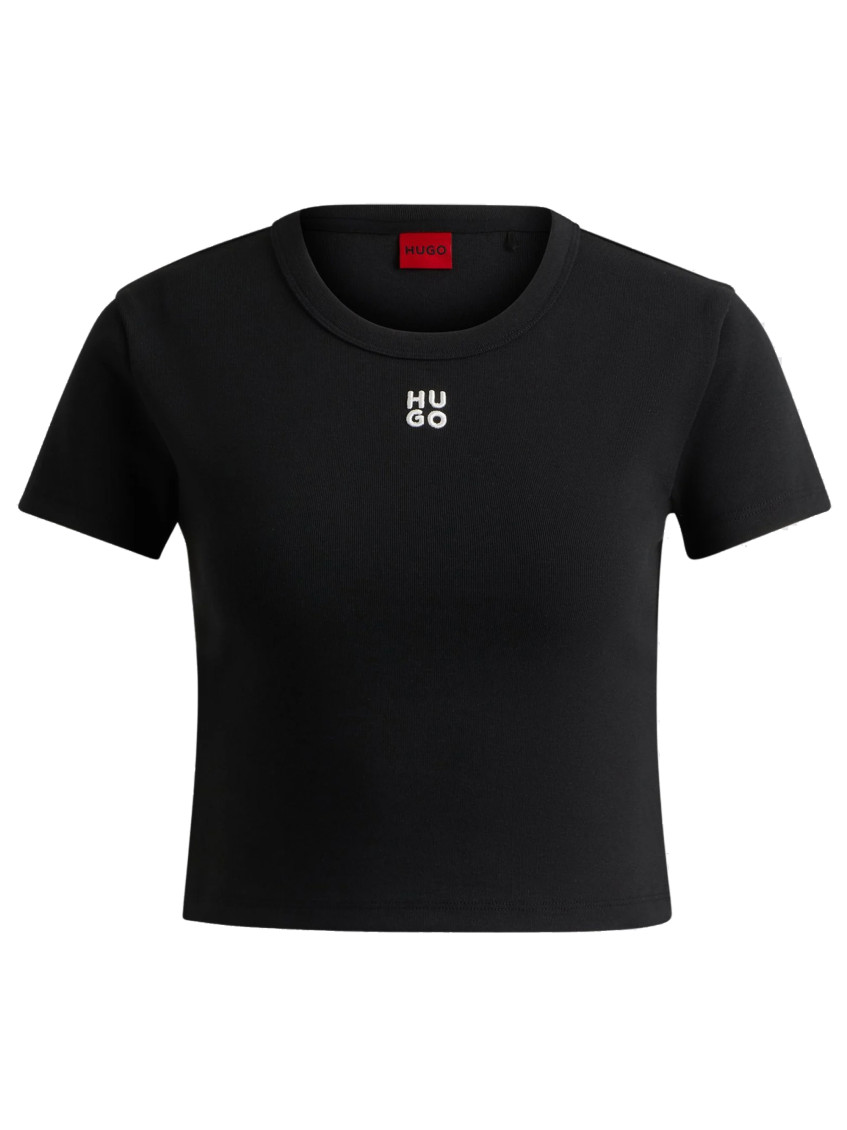 Hugo Boss Black Logo Cropped T-shirt