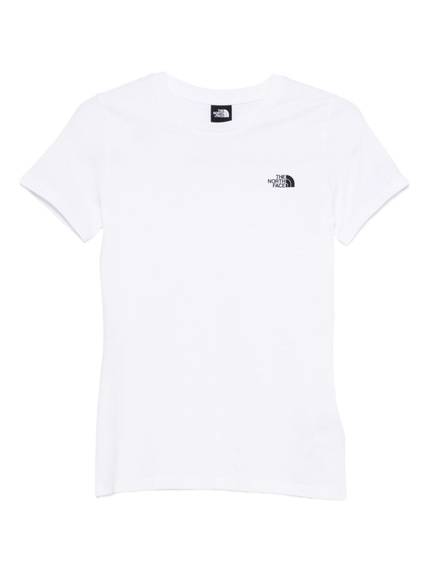 The North Face Short-sleeved T-shirt With Logo In White