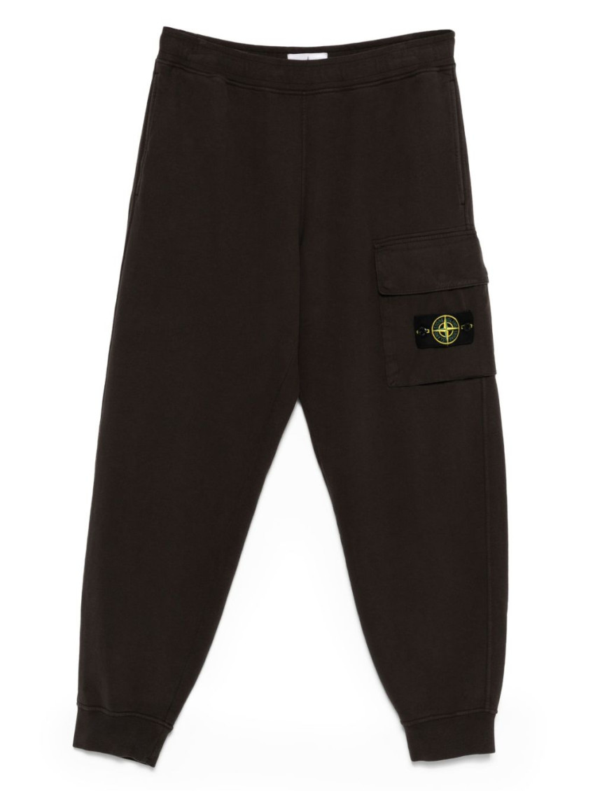 Stone Island Track Pants In Brown
