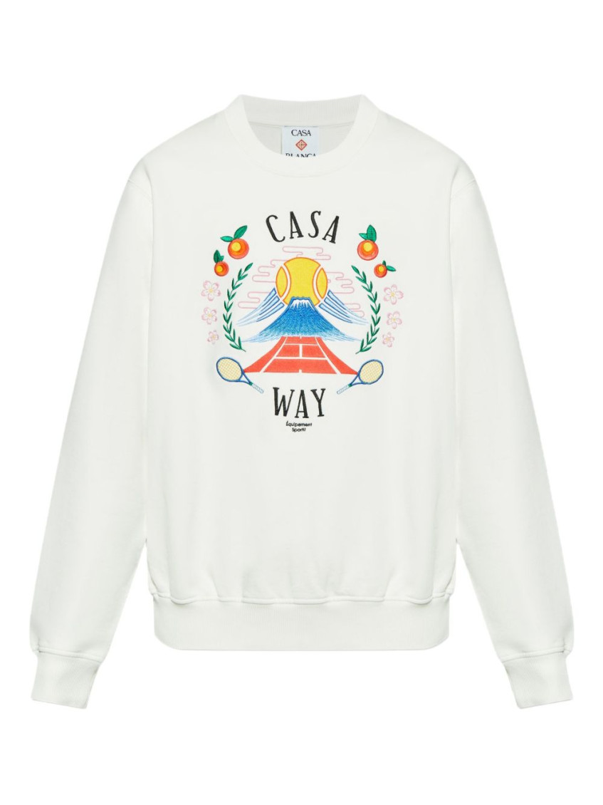 パーカー・フーディ Casablanca Graphic Print Organic Cotton Sweatshirt Casablanca Kids Organic Cotton Printed Hoodie (4-14 Years