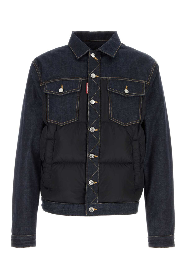 Dsquared2 Navy Blue Denim Jacket