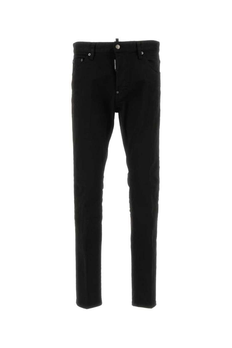 Dsquared2 Dsquared Black Stretch Denim Cool Guy Jeans In Black