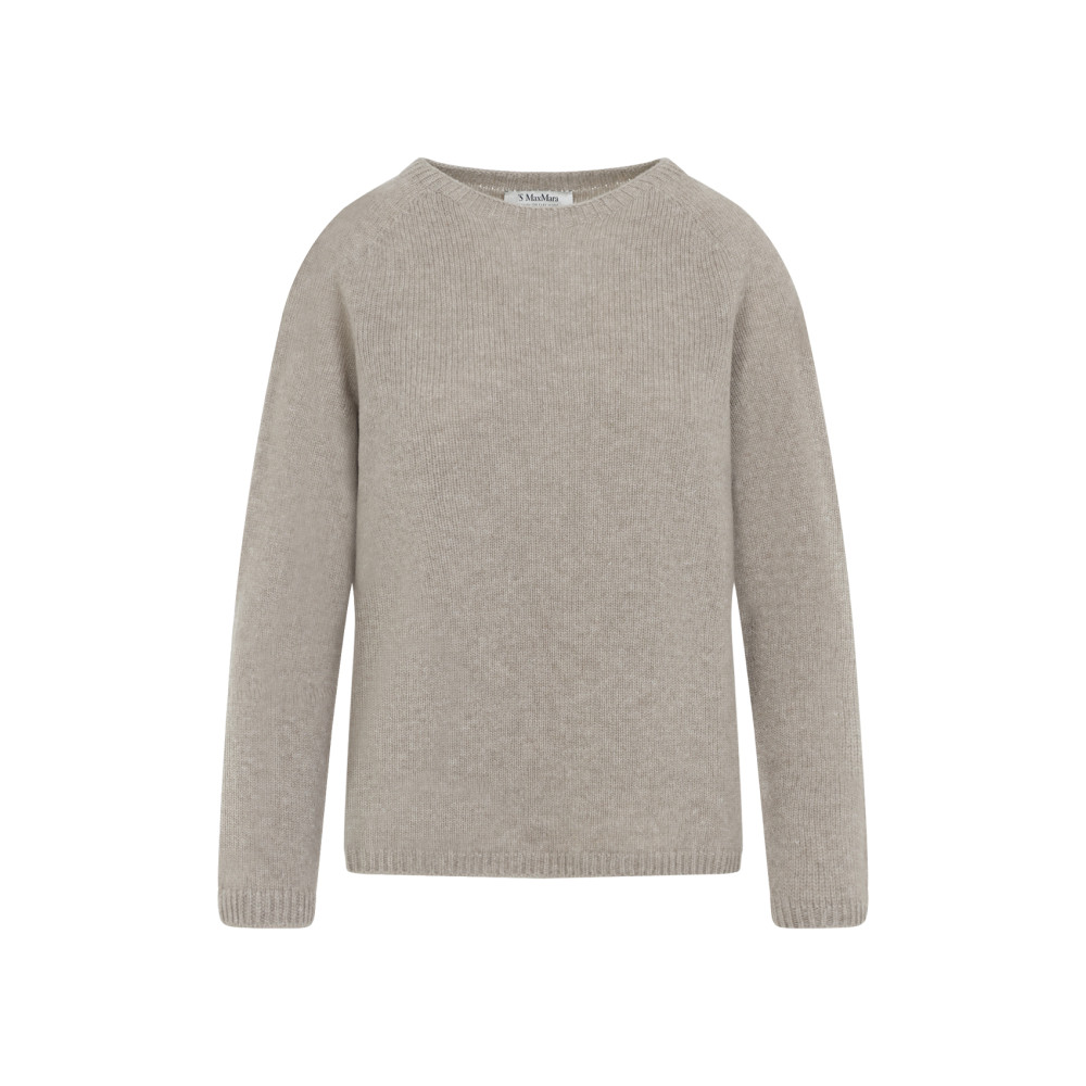 Max Mara Cashmere And Wool Sweater In Gray