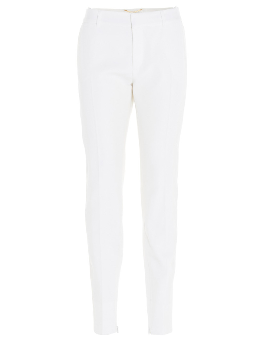 Saint Laurent White Sim Fit Pant In White