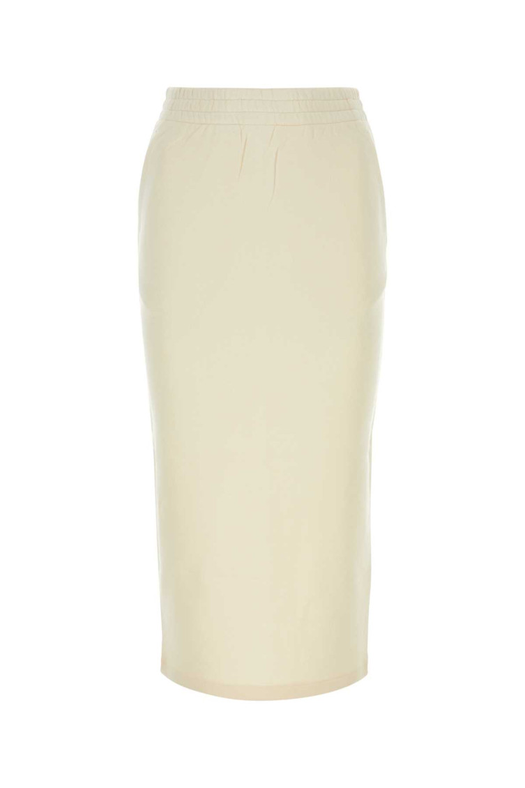 【送料&関税込】Prada Cream Cotton Skirt Prada Cream cotton skirt for Women Online USA at Darveys.com